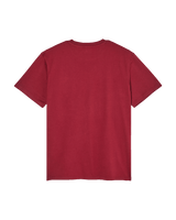 The Quiksilver Mens Ace Chest T-Shirt in Oxblood Red