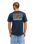 The Quiksilver Mens Liquid T-Shirt in Dark Navy