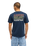 The Quiksilver Mens Liquid T-Shirt in Dark Navy