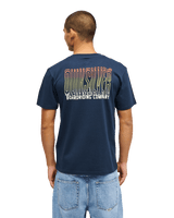The Quiksilver Mens Liquid T-Shirt in Dark Navy