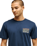 The Quiksilver Mens Liquid T-Shirt in Dark Navy