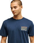 The Quiksilver Mens Liquid T-Shirt in Dark Navy
