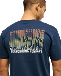 The Quiksilver Mens Liquid T-Shirt in Dark Navy