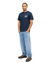 The Quiksilver Mens Liquid T-Shirt in Dark Navy