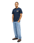 The Quiksilver Mens Liquid T-Shirt in Dark Navy