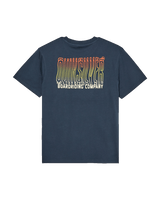 The Quiksilver Mens Liquid T-Shirt in Dark Navy