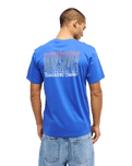 The Quiksilver Mens Liquid T-Shirt in Dazzling Blue