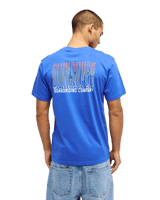 The Quiksilver Mens Liquid T-Shirt in Dazzling Blue