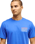 The Quiksilver Mens Liquid T-Shirt in Dazzling Blue