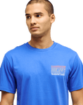 The Quiksilver Mens Liquid T-Shirt in Dazzling Blue