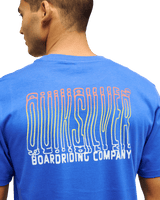 The Quiksilver Mens Liquid T-Shirt in Dazzling Blue