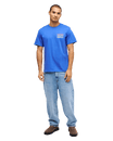 The Quiksilver Mens Liquid T-Shirt in Dazzling Blue