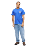 The Quiksilver Mens Liquid T-Shirt in Dazzling Blue
