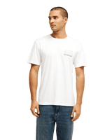 The Quiksilver Mens Liquid T-Shirt in Snow White