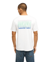 The Quiksilver Mens Liquid T-Shirt in Snow White