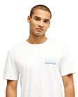The Quiksilver Mens Liquid T-Shirt in Snow White