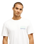 The Quiksilver Mens Liquid T-Shirt in Snow White