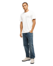 The Quiksilver Mens Liquid T-Shirt in Snow White