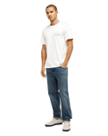 The Quiksilver Mens Liquid T-Shirt in Snow White