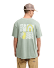 The Quiksilver Mens EVO Vibes T-Shirt in Iceberg Green