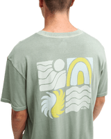The Quiksilver Mens EVO Vibes T-Shirt in Iceberg Green