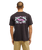 The Quiksilver Mens EVO Swell Squad T-Shirt in Tarmac