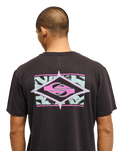 The Quiksilver Mens EVO Swell Squad T-Shirt in Tarmac
