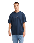 The Quiksilver Mens Slacker T-Shirt in Dark Navy