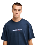 The Quiksilver Mens Slacker T-Shirt in Dark Navy