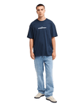 The Quiksilver Mens Slacker T-Shirt in Dark Navy