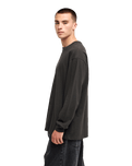 The Quiksilver Mens Crystal Long Sleeve T-Shirt in Tarmac