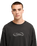 The Quiksilver Mens Crystal Long Sleeve T-Shirt in Tarmac