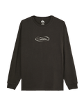 The Quiksilver Mens Crystal Long Sleeve T-Shirt in Tarmac