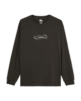 The Quiksilver Mens Crystal Long Sleeve T-Shirt in Tarmac