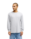 The Quiksilver Mens Salt Water Long Sleeve T-Shirt in Light Grey Heather