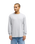 The Quiksilver Mens Salt Water Long Sleeve T-Shirt in Light Grey Heather