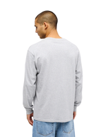 The Quiksilver Mens Salt Water Long Sleeve T-Shirt in Light Grey Heather