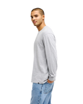 The Quiksilver Mens Salt Water Long Sleeve T-Shirt in Light Grey Heather