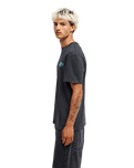 The Quiksilver Mens Hammer T-Shirt in Tarmac