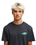 The Quiksilver Mens Hammer T-Shirt in Tarmac