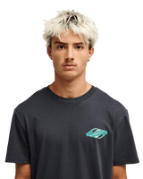 The Quiksilver Mens Hammer T-Shirt in Tarmac