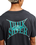 The Quiksilver Mens Hammer T-Shirt in Tarmac