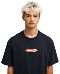 The Quiksilver Mens Disk T-Shirt in Black