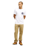 The Quiksilver Mens Duality T-Shirt in White