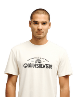 The Quiksilver Mens Vista T-Shirt in Bone White