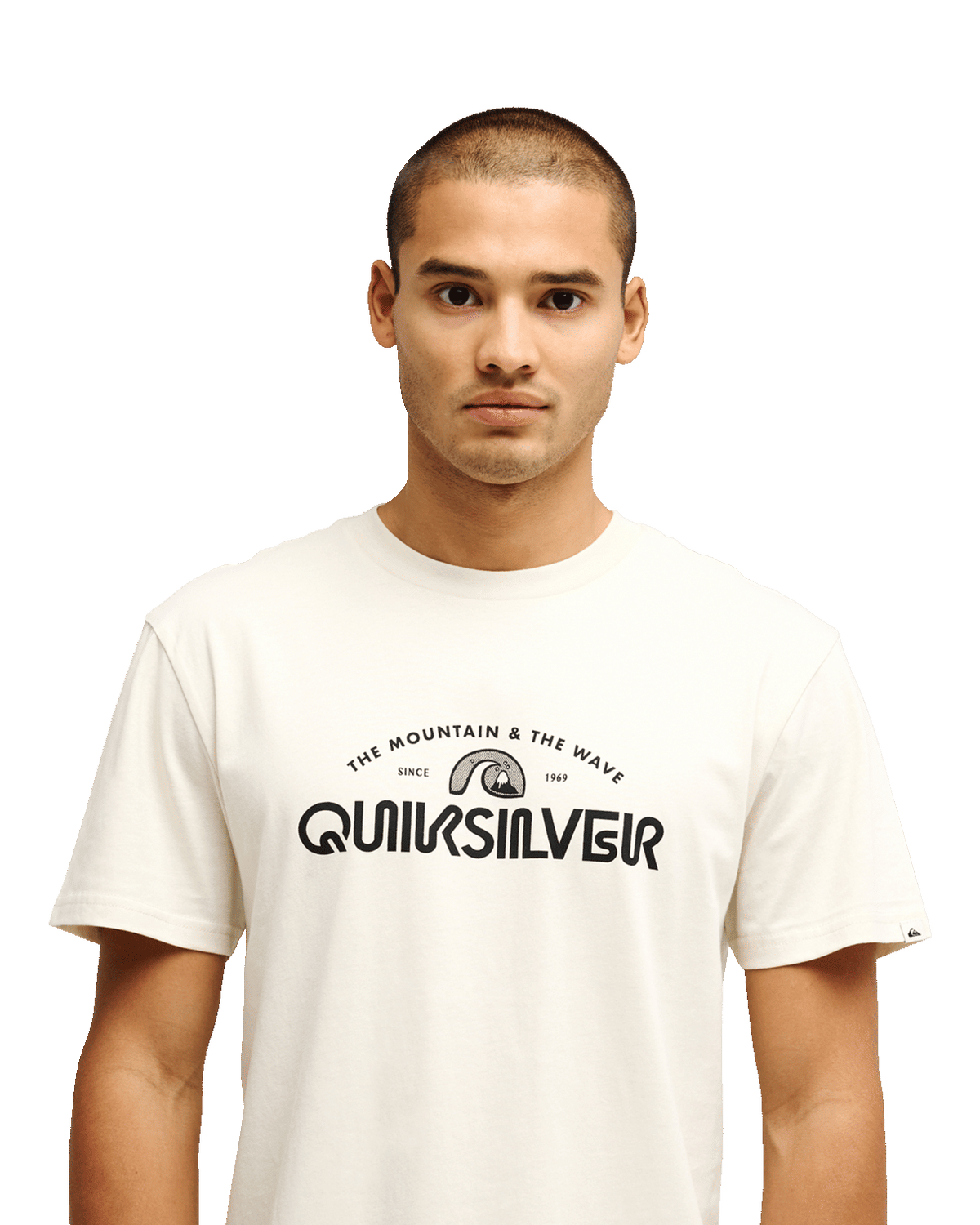 The Quiksilver Mens Vista T-Shirt in Bone White