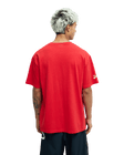 The Quiksilver Mens Echo T-Shirt in Salsa