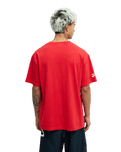 The Quiksilver Mens Echo T-Shirt in Salsa