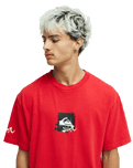 The Quiksilver Mens Echo T-Shirt in Salsa