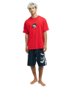 The Quiksilver Mens Echo T-Shirt in Salsa